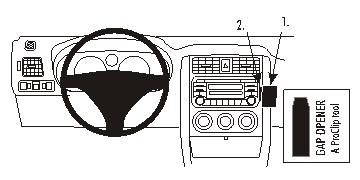 ProClip Monteringsbygel Suzuki Aerio 05-09/Liana 04-06 i gruppen Billjud / Vad passar i min bil / Suzuki hos BRL Electronics (240SUZAER05PROC)