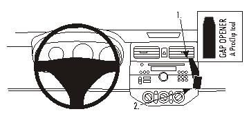 ProClip Monteringsbygel Suzuki Swift 05-10 i gruppen Billjud / Vad passar i min bil / Suzuki hos BRL Electronics (240SUZSWI05PROC)