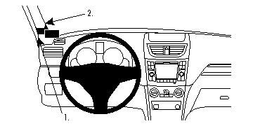 ProClip Monteringsbygel Suzuki Swift 11-15 i gruppen Billjud / Vad passar i min bil / Suzuki hos BRL Electronics (240SUZSWI11PROC)