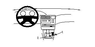 Toyota Corolla 93-97 i gruppen Billjud / Vad passar i min bil / Toyota / Corolla / Corolla 1995-2000 hos BRL Electronics (240TOYCOR93PROC)