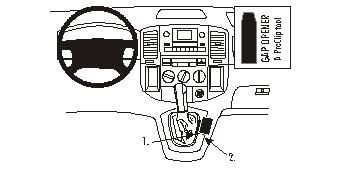 ProClip Monteringsbygel Toyota Corolla Verso 02-03 i gruppen Billjud / Vad passar i min bil / Toyota / Corolla Verso / Corolla Verso 2001-2009 hos BRL Electronics (240TOYCOVE02PROC)