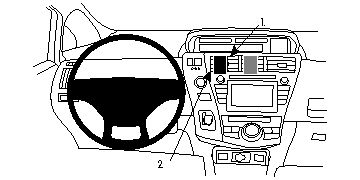 ProClip Monteringsbygel Toyota Prius + 12-15 i gruppen Billjud / Vad passar i min bil / Toyota / Prius / Prius 2010-2015 hos BRL Electronics (240TOYPRIPLPROC)