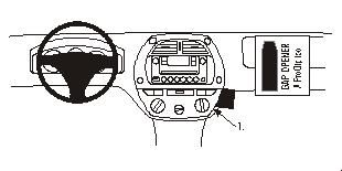 ProClip Monteringsbygel Toyota RAV 4 01-03 i gruppen Billjud / Vad passar i min bil / Toyota / RAV4 / RAV4 2001-2005 hos BRL Electronics (240TOYRAV01PROC)