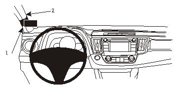 ProClip Monteringsbygel Toyota RAV 4 13-15 i gruppen Billjud / Vad passar i min bil / Toyota / RAV4 / RAV4 2006-2012 hos BRL Electronics (240TOYRAV13PROC)