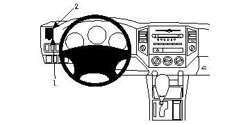 ProClip Monteringsbygel Toyota Tacoma 05-15 i gruppen Billjud / Vad passar i min bil / Toyota / Tacoma / tacoma 2004- hos BRL Electronics (240TOYTAC05PROC)