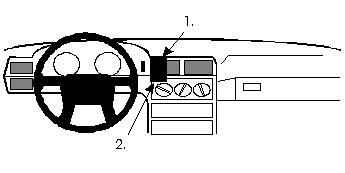 ProClip Monteringsbygel Volvo 850 92-97 i gruppen Billjud / Vad passar i min bil / Volvo / Volvo 850 hos BRL Electronics (240VOL850PROCL)