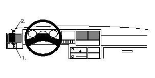 ProClip Monteringsbøyle Volkswagen Caravelle 91-95 i gruppen Billyd / Hva passer i min bil  / Volkswagen / Caravelle / Caravelle 1990-2003 hos BRL Electronics (240VWCAR91PROC)