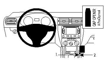 ProClip Monteringsbygel Volkswagen Jetta 11-15 i gruppen Billjud / Vad passar i min bil / Volkswagen / Jetta / Jetta/Vento 2010-2015 hos BRL Electronics (240VWJET11PROC)