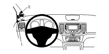 ProClip Monteringsbygel Volkswagen Sharan 11-15 i gruppen Billjud / Vad passar i min bil / Volkswagen / Sharan / Sharan 2004-2010 hos BRL Electronics (240VWSHA11PROC)