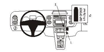 ProClip Monteringsbøyle Volkswagen Tiguan 08-15 i gruppen Billyd / Hva passer i min bil  / Volkswagen / Tiguan / Tiguan 2007-2015 hos BRL Electronics (240VWTIG08PROC)