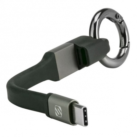 Scosche Clip-on, nyckelring laddningskabel USB-C i gruppen Billjud / Smartphone i bil / Tillbehör för mobilen hos BRL Electronics (242C2CS)