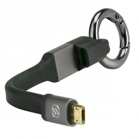 Scosche Clip-on, nyckelring laddningskabel Micro USB i gruppen Billjud / Smartphone i bil / Tillbehör för mobilen hos BRL Electronics (242EZCS)