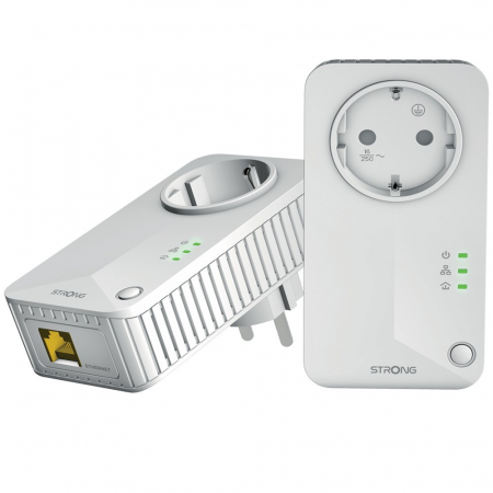 Strong Powerline 500 Kit, 2-pack i gruppen Hemmaljud / Tillbehör / Nätverk hos BRL (260PL500DUO)