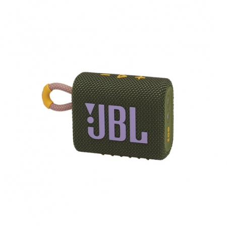 JBL Go 3 bärbar vattentålig högtalare, grön i gruppen Hemmaljud / Högtalare / Bluetooth-högtalare hos BRL Electronics (285GO3G)