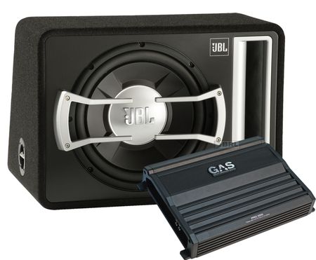 JBL GTO1204BR & GAS PRO350 i gruppen Paketlösningar / Paket för bilen / Baspaket hos BRL (285GTOBASSPKT5)