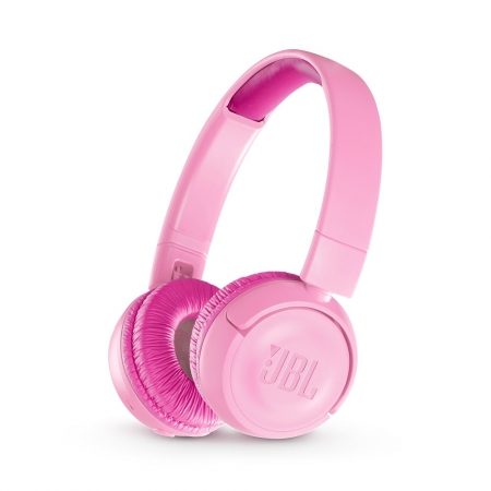 JBL JR300BT, rosa Bluetooth on-ear hörlurar för barn i gruppen Hemmaljud / Hörlurar  / On-Ear hos BRL Electronics (285JR300BTPI)