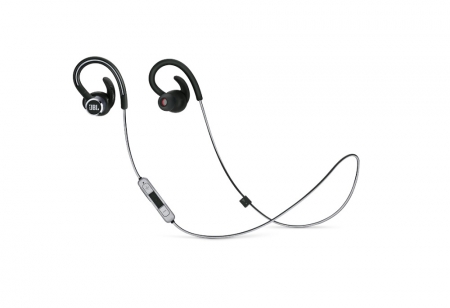 JBL Reflect Contour 2, trådlös in-ear hörlur för sport, svart i gruppen Hemmaljud / Hörlurar / In-Ear hos BRL Electronics (285REFCONTOUR2BLK)