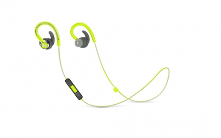 JBL Reflect Contour 2, trådlös in-ear hörlur för sport, grön i gruppen Hemmaljud / Hörlurar / In-Ear hos BRL Electronics (285REFCONTOUR2GRN)