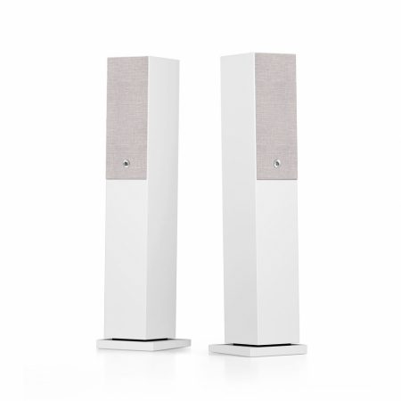 Audio Pro A38 W aktiva golvhögtalare med Wi-Fi, vit i gruppen Nyheter hos BRL (287A38WW)