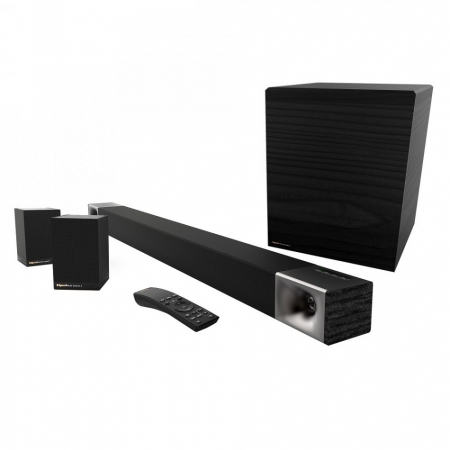 Klipsch Cinema 600 soundbar, med trådlös subwoofer och surroundhögtalare i gruppen Hemmaljud / Högtalare / Soundbars hos BRL (288CINEMA60051)
