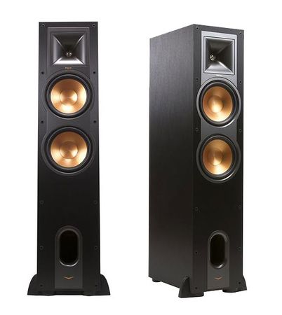 Klipsch R-28F, högpresterande golvhögtalare, demovara