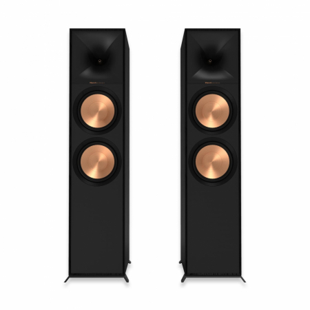 Klipsch R-800F golvhögtalare, svart par i gruppen Hemmaljud / Högtalare / Golvhögtalare hos BRL Electronics (288R800F)