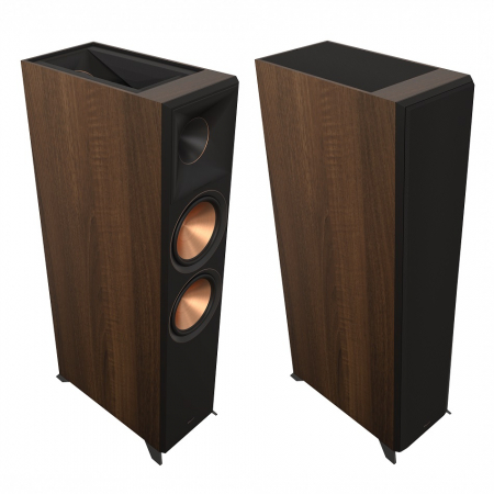 Klipsch RP-8060FA II Dolby Atmos-golvhögtalare, valnöt par i gruppen Hemmaljud / Högtalare / Golvhögtalare hos BRL Electronics (288RP8060FAIIW)