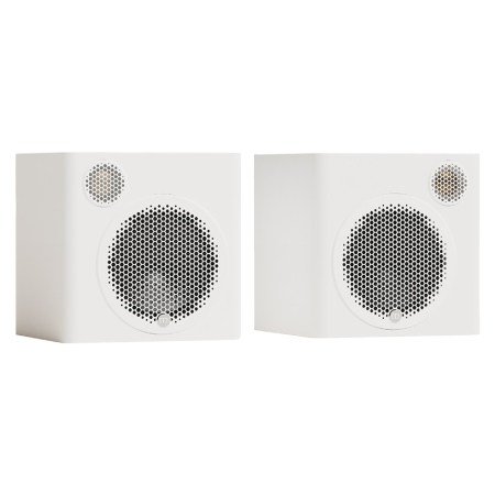 Monitor Audio Radius 1 4G satellithögtalare, vitt par i gruppen Hemmaljud / Högtalare / Stativhögtalare hos BRL (289R14GW)