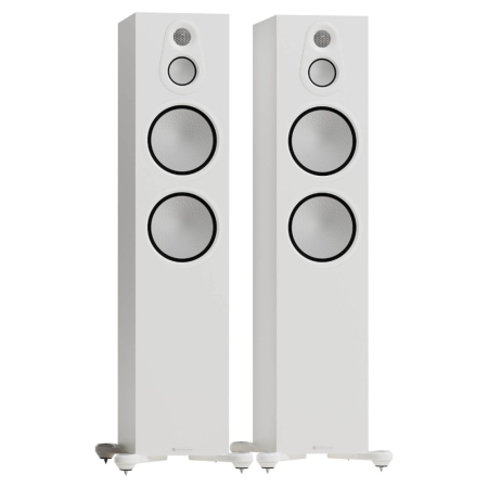 Monitor Audio Silver 500 8G golvhögtalare, vitt par i gruppen Hemmaljud / Högtalare / Golvhögtalare hos BRL (289S5008GW)