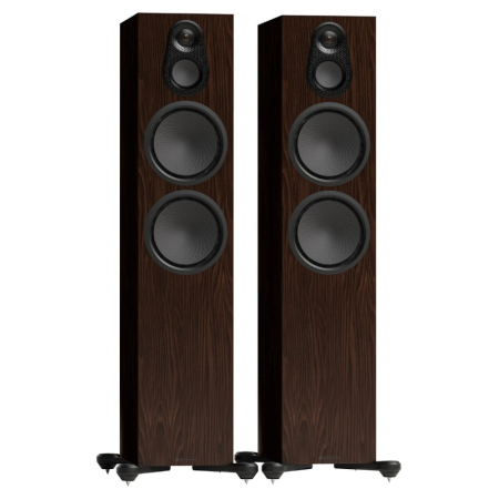 Monitor Audio Silver 500 8G golvhögtalare, valnöt par i gruppen Hemmaljud / Högtalare / Golvhögtalare hos BRL (289S5008GWA)
