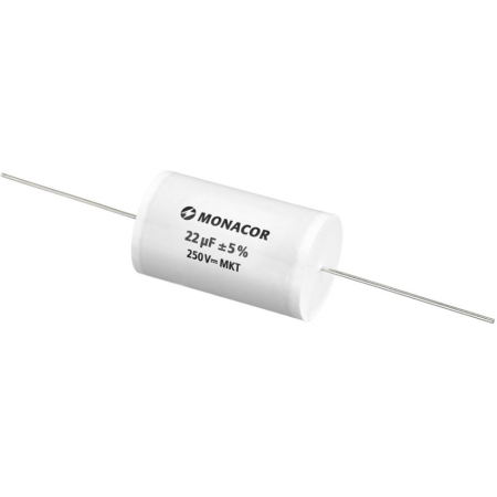 Monacor MKTA-220 MKT-foliekondensator, 22 µF, 250 V i gruppen Hemmaljud / Tillbehör / Komponenter hos BRL (290MKTA220)