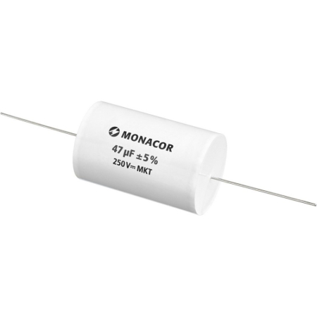Monacor MKTA-470 MKT-foliekondensator, 47 µF, 250 V i gruppen Hemmaljud / Tillbehör / Komponenter hos BRL (290MKTA470)