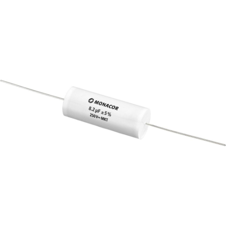 Monacor MKTA-82 MKT-foliekondensator, 8.2 µF, 250 V i gruppen Hemmaljud / Tillbehör / Komponenter hos BRL (290MKTA82)