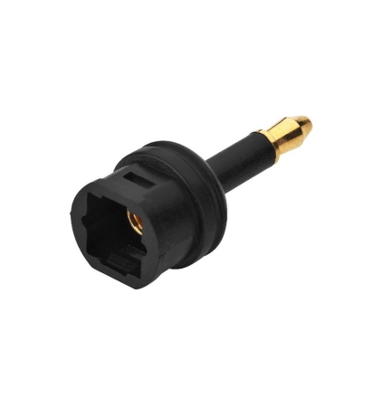 Monacor OLA-35T optisk adapter, Toslink hona till mini-Toslink hane i gruppen Hemmaljud / Kablar / Diverse kablar & Adaptrar hos BRL (290OLA35T)