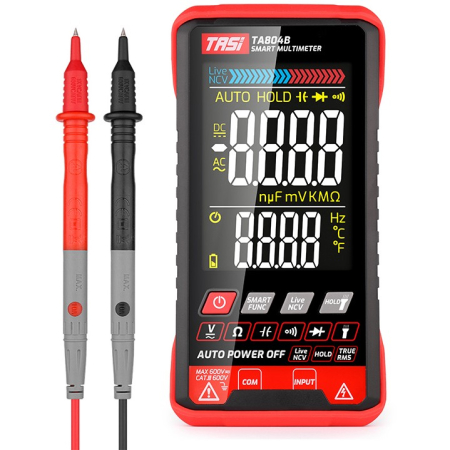 TASI TA804A, automatisk multimeter  i gruppen Hemmaljud / Tillbehör / Mät- & kalibreringsutrustning hos BRL (290TA804A)