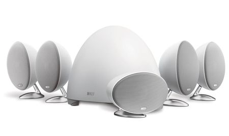 KEF E305 MATT VIT i gruppen Paketlösningar / Paket för hemmet / Högtalarpaket hos BRL Electronics (291E305W)