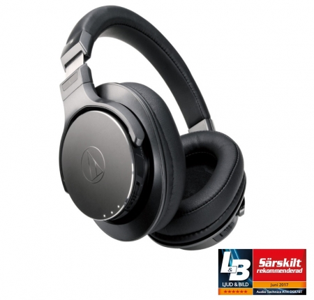 Audio Technica ATH-DSR7BT Svart over-ear med Bluetooth i gruppen Hemmaljud / Hörlurar / Over-Ear hos BRL Electronics (292ATHDSR7BT)