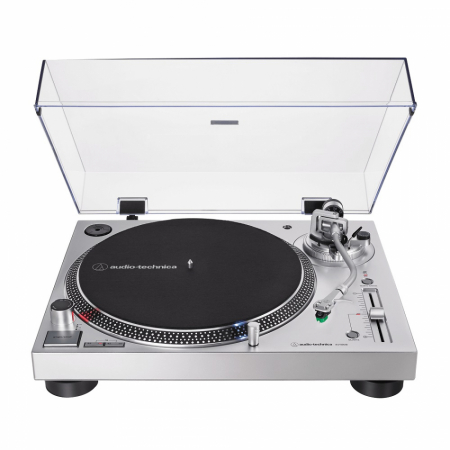 Audio Technica AT-LP120XUSB skivspelare, silver i gruppen Hemmaljud / Hifi / Skivspelare hos BRL (292ATLP120XUSBS)