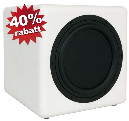 Eltax Solo 8'' Bas, Vit i gruppen Hemmaljud / Högtalare / Subwoofers hos BRL (300SOLOW)