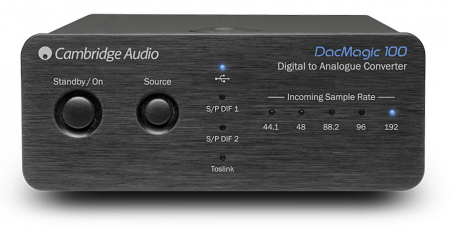 Cambridge Audio DacMagic 100, svart i gruppen Hemmaljud / Hifi / DAC hos BRL Electronics (302C10501)