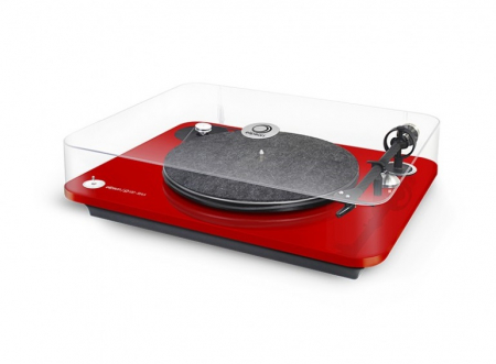 Elipson Omega 100 skivspelare med RIAA, röd i gruppen Hemmaljud / Hifi / Skivspelare hos BRL Electronics (303ELIOME100RR)