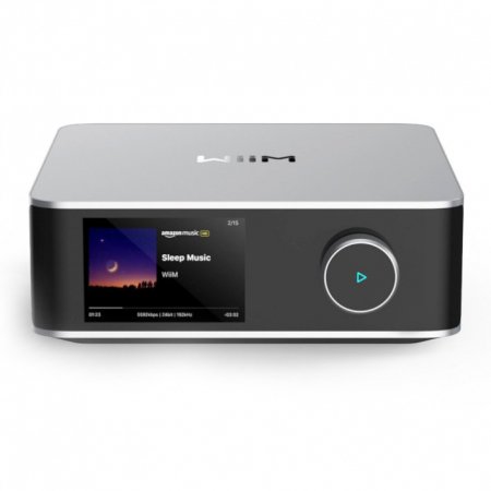 Wiim Amp Ultra streamingförstärkare med HDMI ARC & Chromecast, sil