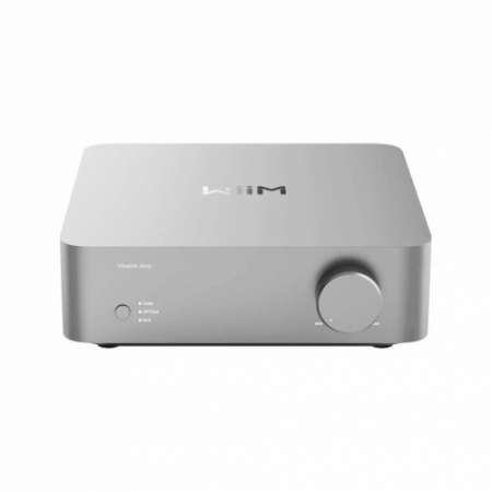 WiiM Vibelink Amp stereoförstärkare med DAC, Silver i gruppen Hemmaljud / Förstärkare / Stereoförstärkare hos BRL Electronics (312VIBELINKAMPS)