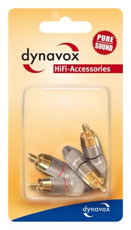Dynavox RCA High End - 4 Pack i gruppen Billjud / Kablar / Kabeltillbehör hos BRL Electronics (320205093)