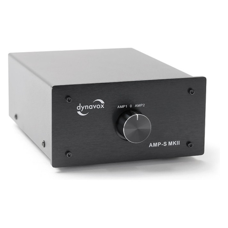 Dynavox AMP-S MKII förstärkaromkopplare, svart i gruppen Hemmaljud / Tillbehör / Högtalartillbehör hos BRL (320207732)
