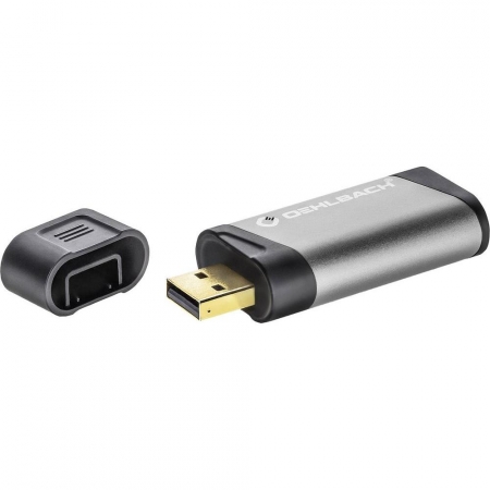 Oehlbach USB Bridge USB DAC/hörlursförstärkare i gruppen Hemmaljud / Hörlurar / Hörlursförstärkare hos BRL Electronics (3206061)