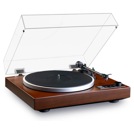 Dual CS-429 helautomatisk skivspelare med Ortofon 2M Red, valnöt i gruppen Hemmaljud / Hifi / Skivspelare hos BRL (320CS429WA)