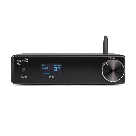 Dynavox DA-200 kompakt förstärkare med USB-DAC, svart i gruppen Nyheter hos BRL (320DA200)