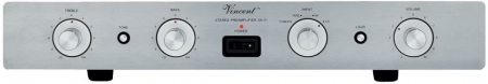 Vincent SA-31 silver försteg i gruppen Hemmaljud / Förstärkare / Stereoförsteg hos BRL Electronics (320SA31S)