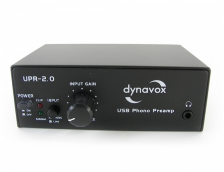 Dynavox UPR 2.0 RIAA-steg med digitalisering i gruppen Hemmaljud / Hörlurar  / Hörlursförstärkare hos BRL Electronics (320UPR20)